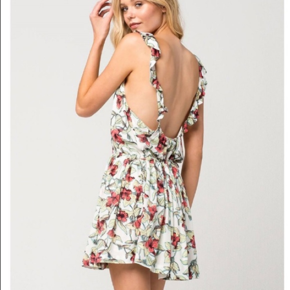 Free People "Dear You" Floral Minidress